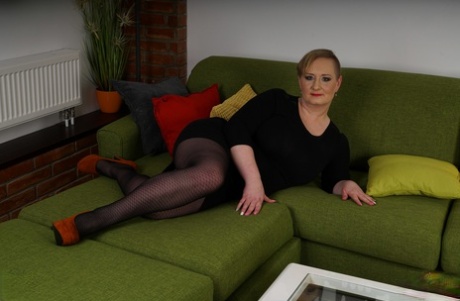 Fat mature with huge saggy tits gets some younger big hard cock doggystyle