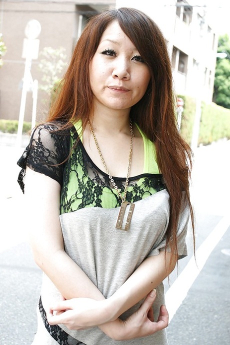 Shy asian babe Rie Noguchi slowly uncovering her tempting curves