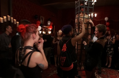 Public Disgrace starring Maitresse Madeline Marlowe, Princess Donna Dolore XXX Gallery