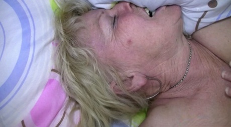 Fat mature Bohunka and blonde granny Ruth get rammed by a stiff dong